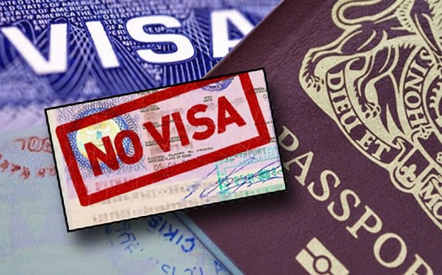 Các nước được miễn thị thực vào trung quốc