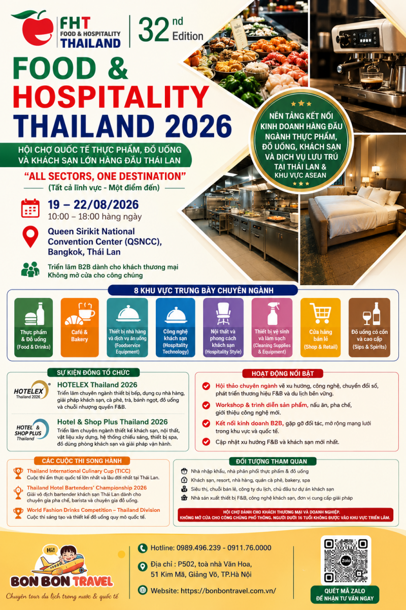 FOOD & HOSPITALITY THAILAND (FHT) 2026