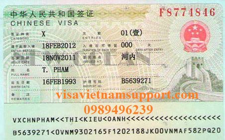 Visa du học Trung Quốc