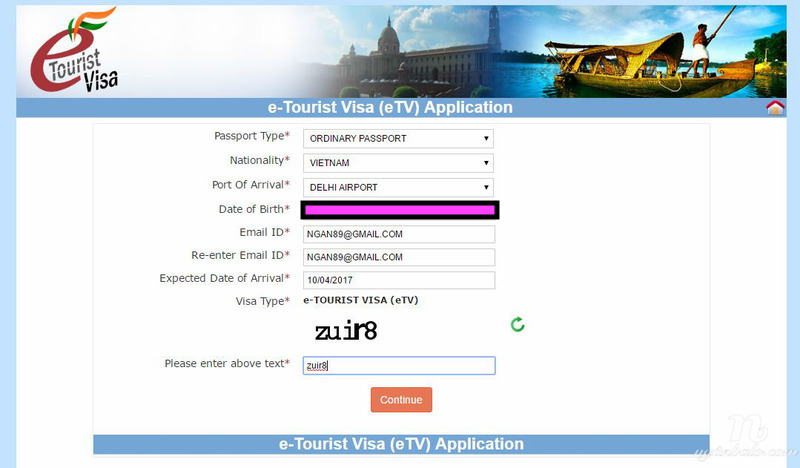 How to apply India visa online