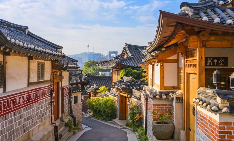 韩国可爱的村庄