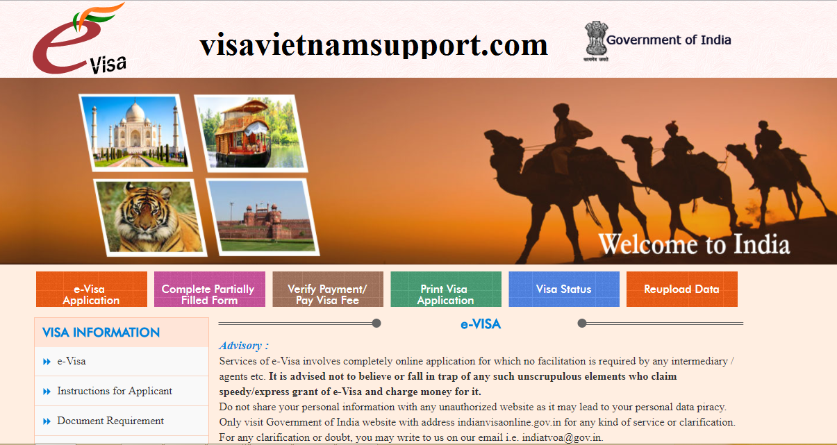 visa ấn độ online giá rẻ