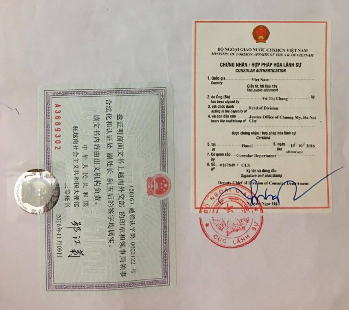 visa kết hôn trung quốc